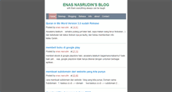 Desktop Screenshot of enasnasrudin.com