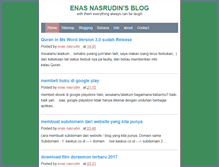 Tablet Screenshot of enasnasrudin.com